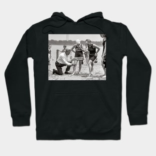 Beach Police, 1922. Vintage Photo Hoodie